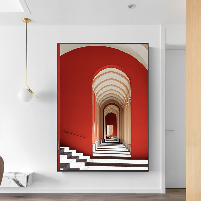 Quadro architettura bianco e nero