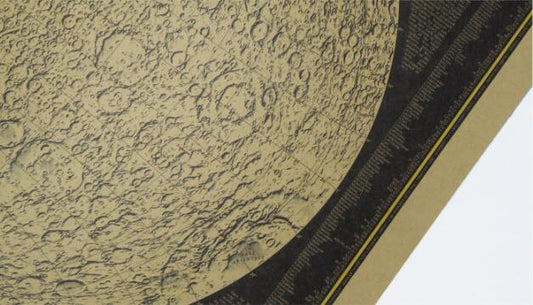 Adesivo murale Luna disegno vintage