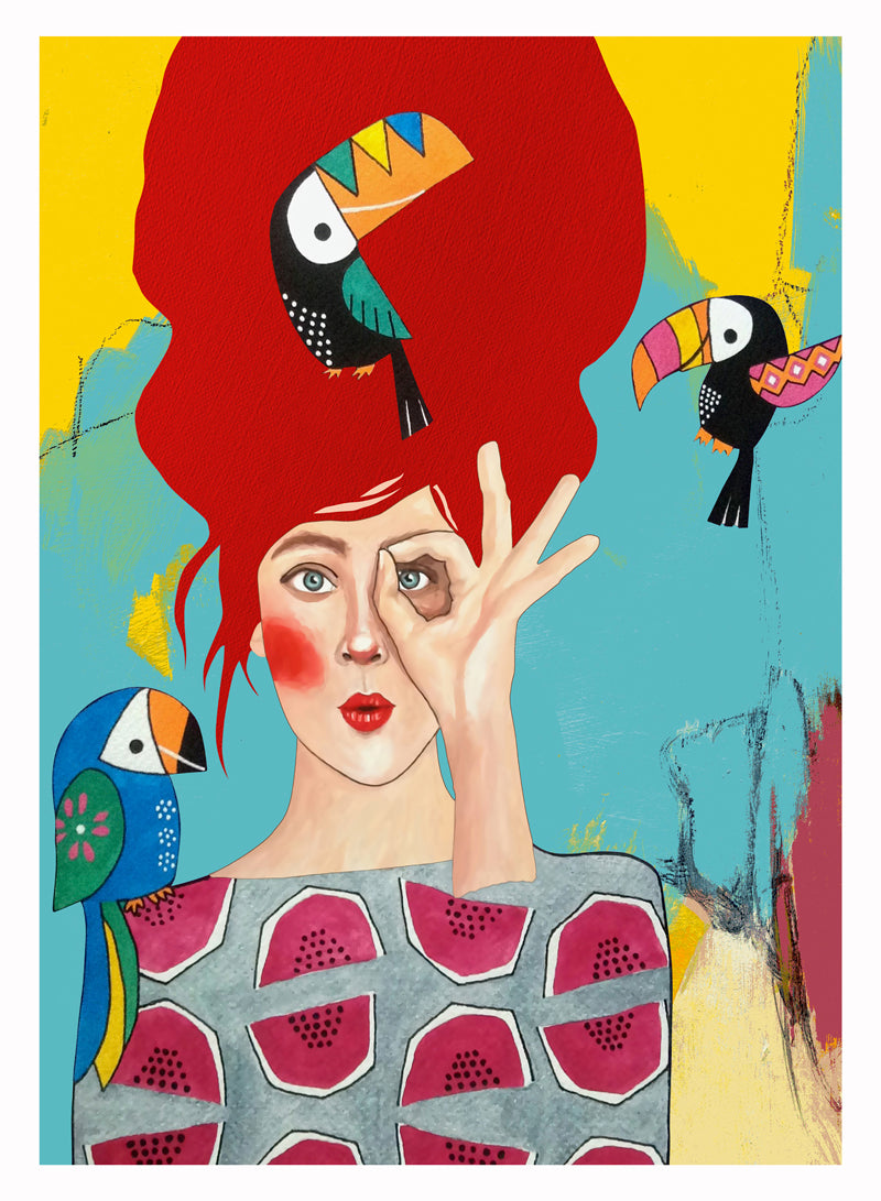 Quadro figure astratte