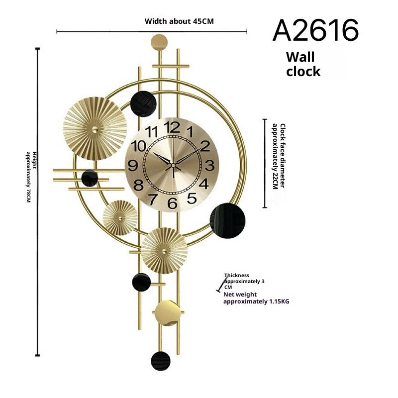 Orologio da parete Art déco sfere