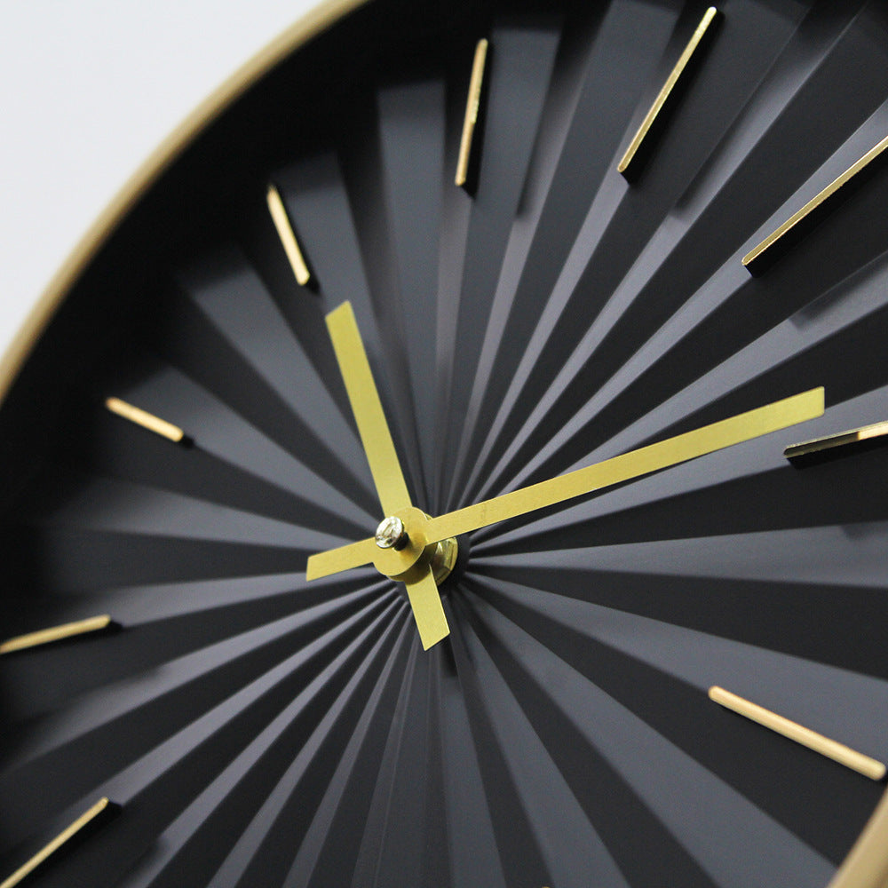 Orologio da parete Raggi art déco oro