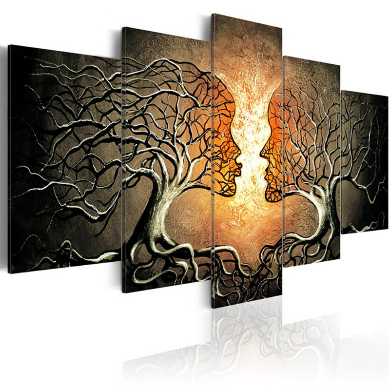 Quadro albero astratto