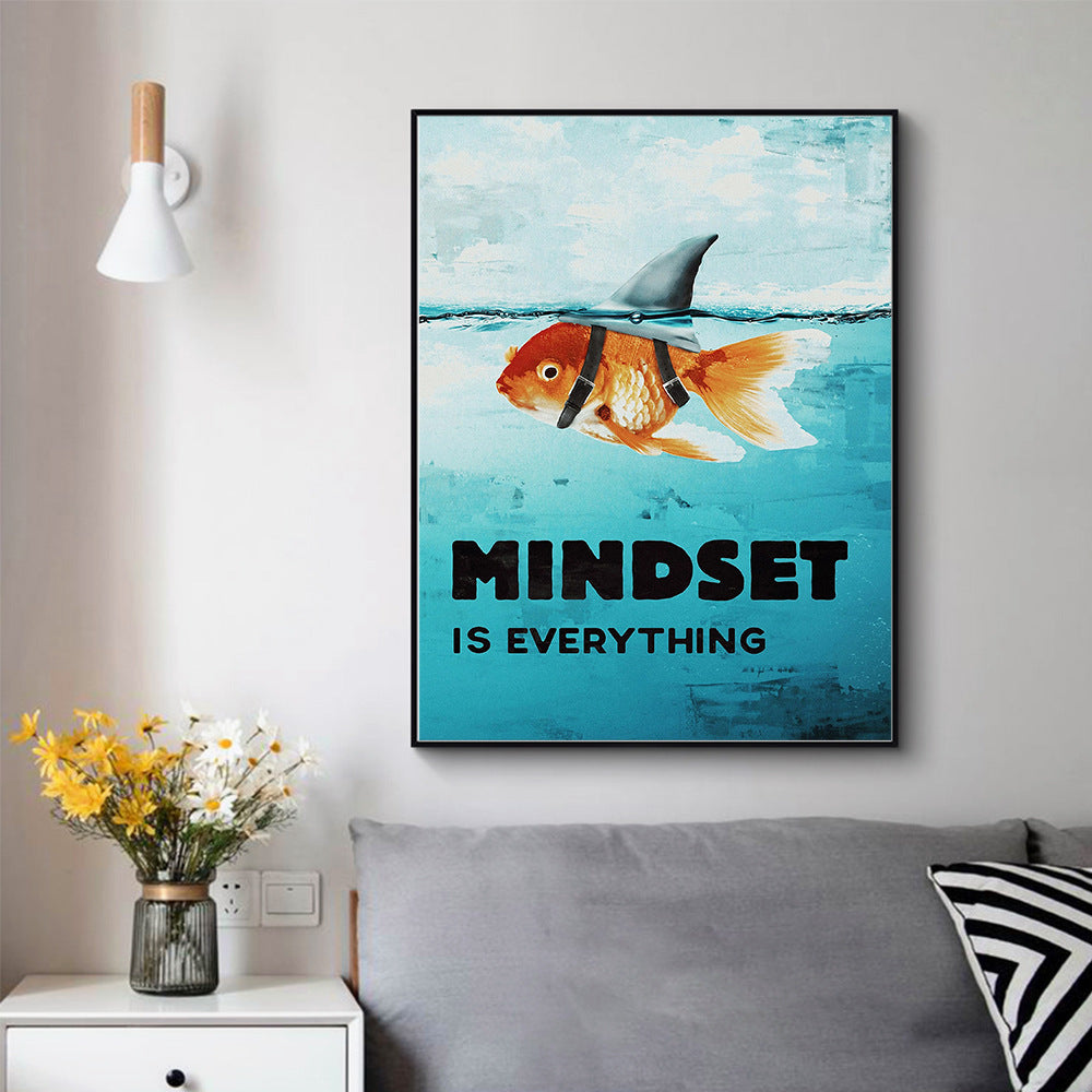 Quadro pesce rosso
