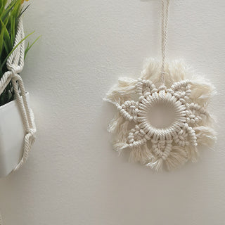 Ciondolo stella cotone boho