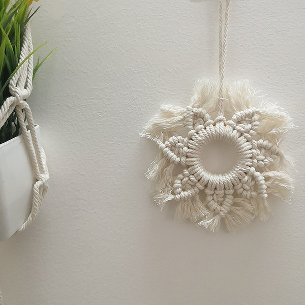 Ciondolo stella cotone boho