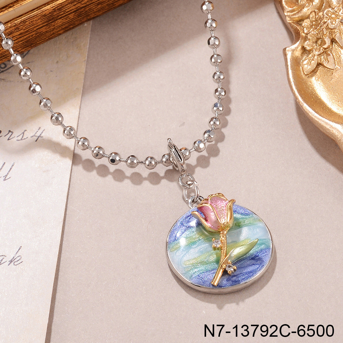 Collana Perla Giardino