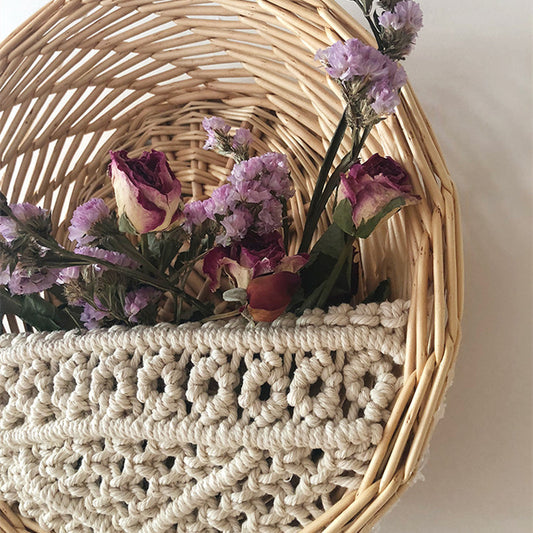 Arazzo Cestino con fiori secchi