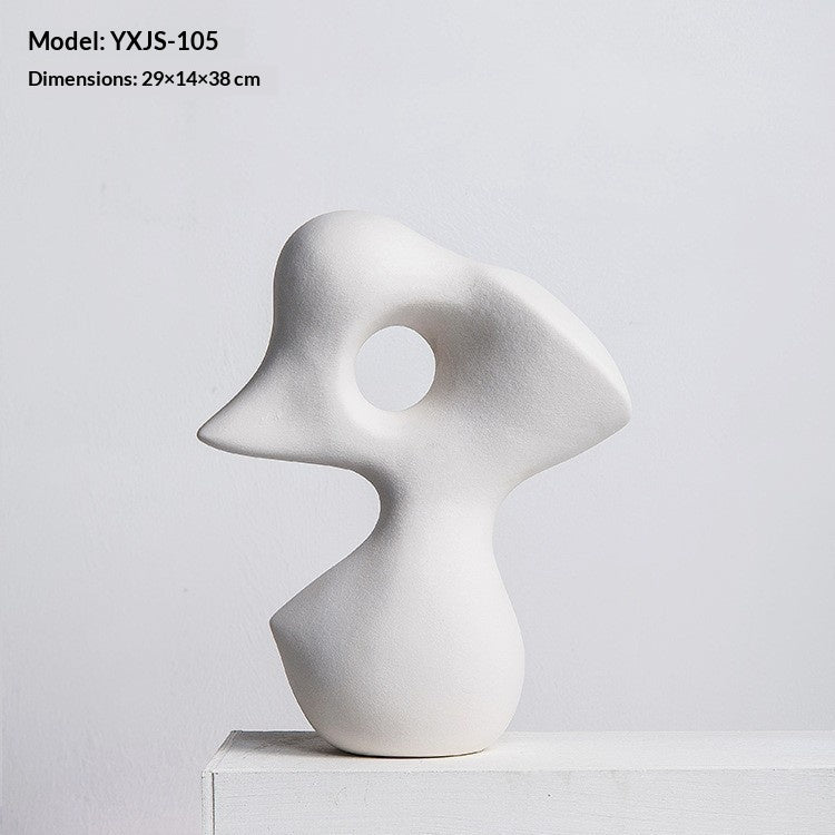 Scultura ceramica astratta