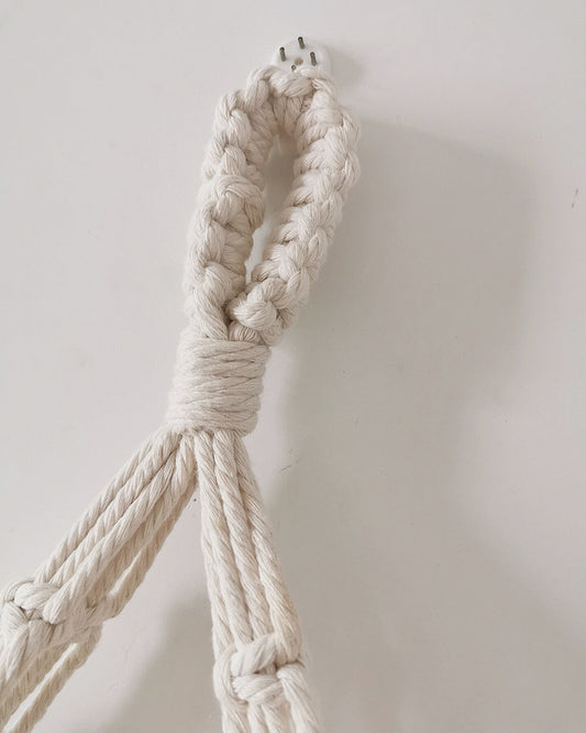 Arazzo Macramé triangolare con narcisi