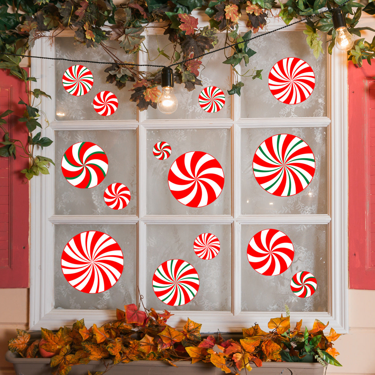 Adesivo Natale caramelle