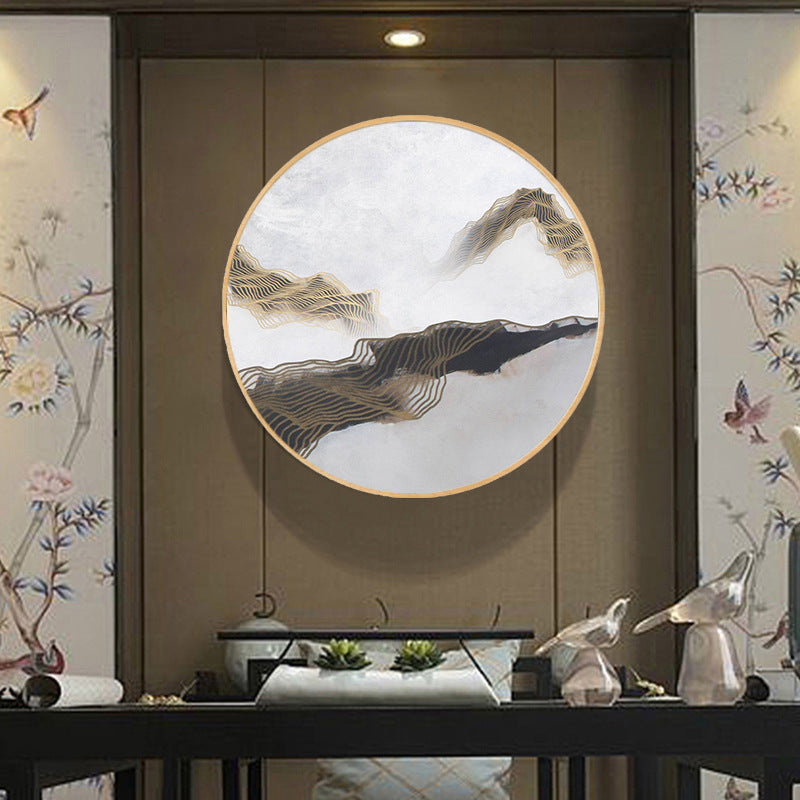 Quadro Circolare Oro