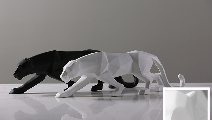 Scultura pantera nera