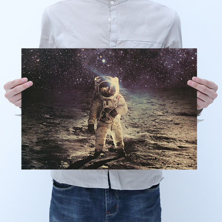 Poster Retrò Allunaggio