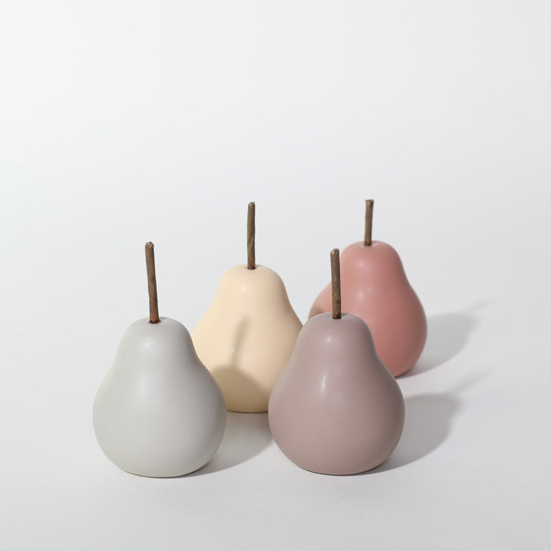 Ornamento pera ceramica