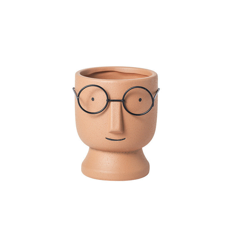 Ornamento viso astratto