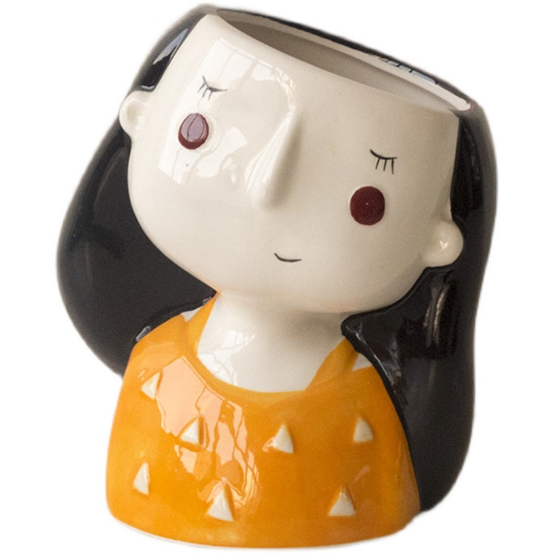Vaso ceramica arte minimalista