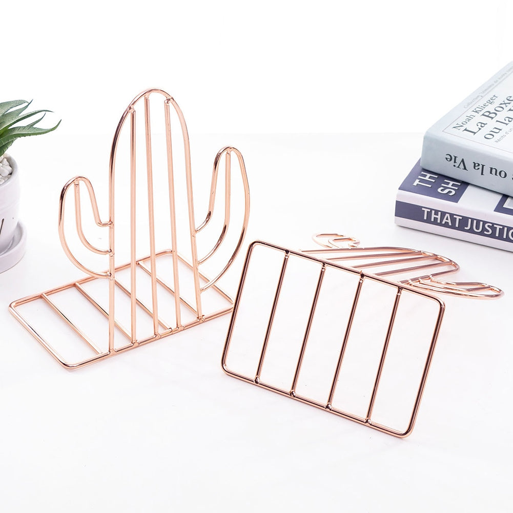 Reggilibri cactus metallo