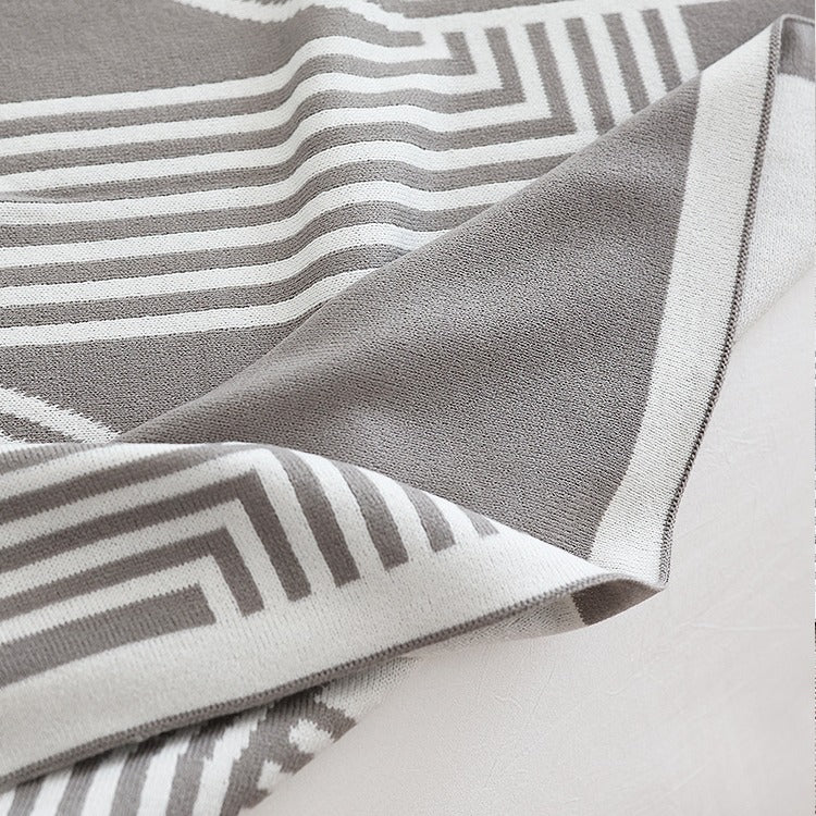 Coperta nordica a maglia