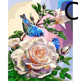 Kit pittura numerata Uccello