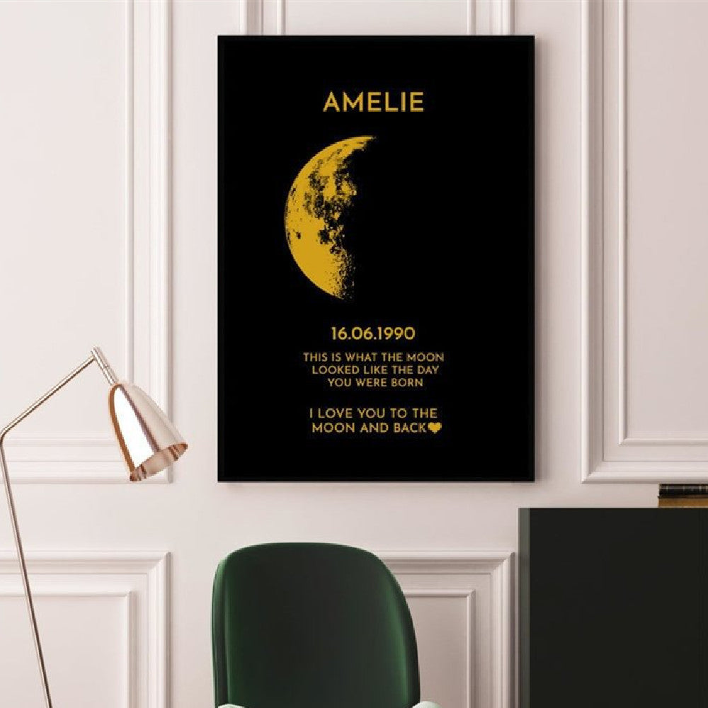 Quadro fasi lunari coppia