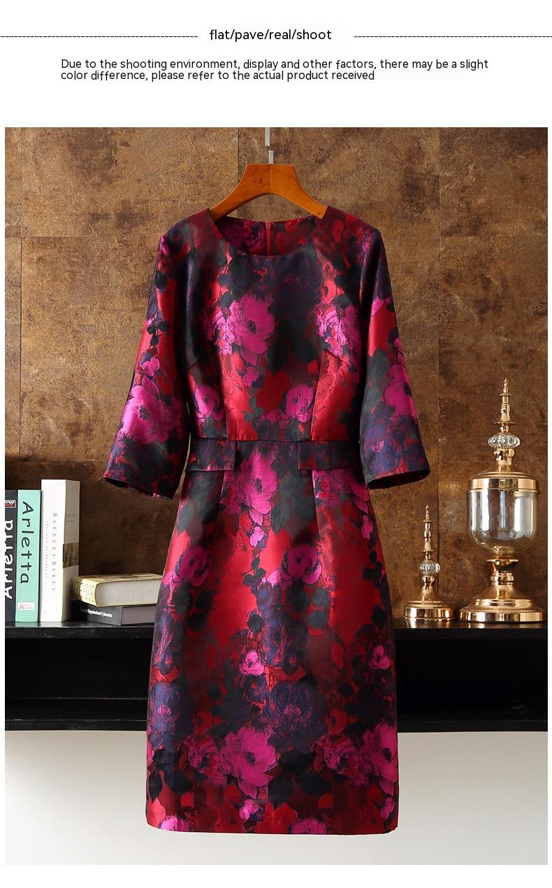 Abito Jacquard Dipinto