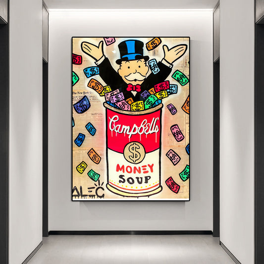 Quadro su tela Monopoly Man pop art