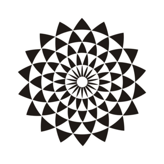 Adesivo murale Loto geometrico