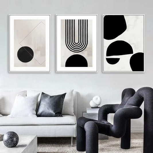 Poster Forme circolari geometriche