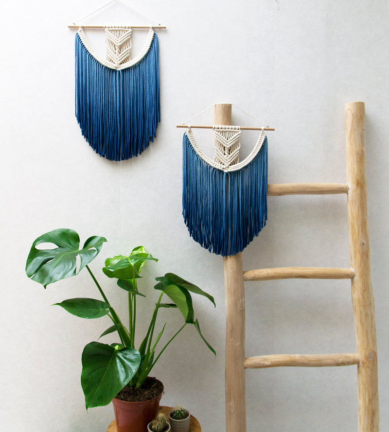 Arazzo boho intessuto a mano