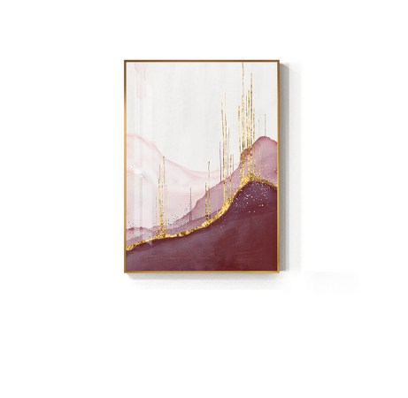 Quadro astratto dorato