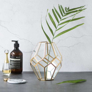 Vaso geometrico vetro