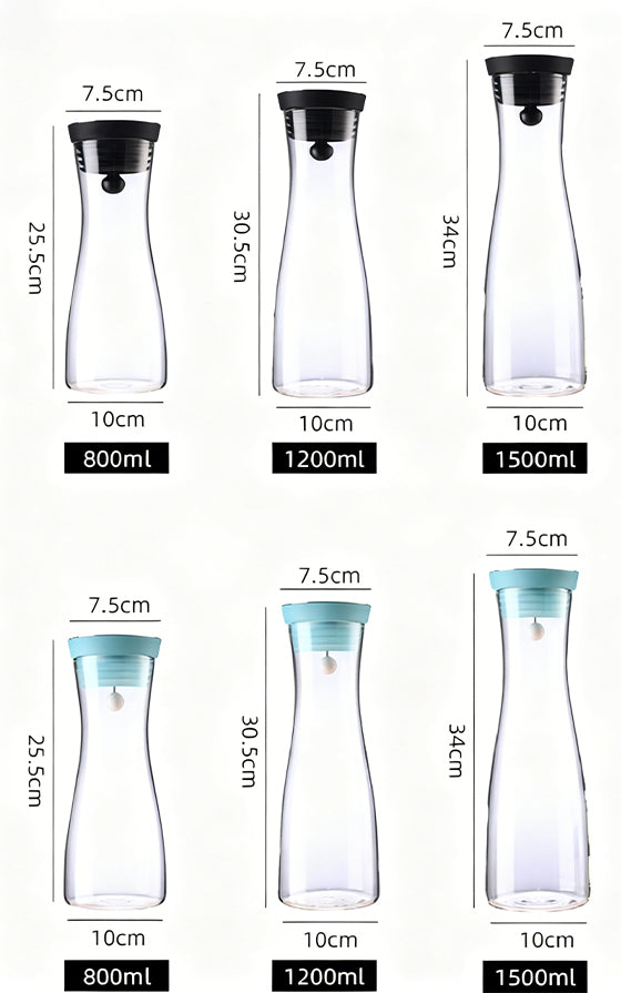 Caraffa di vetro