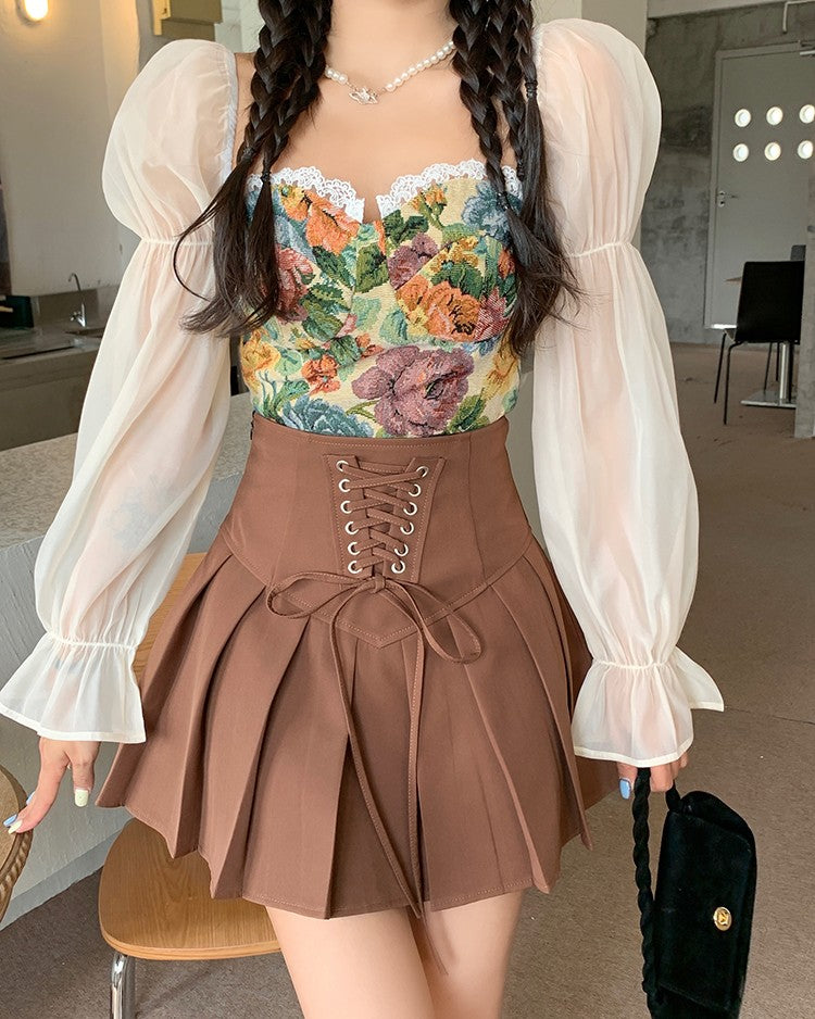 Camicia stampa floreale