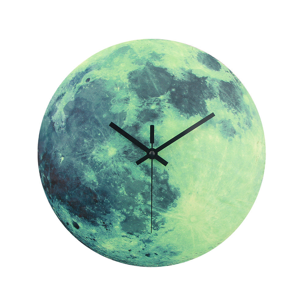 Orologio da parete Luna luminescente