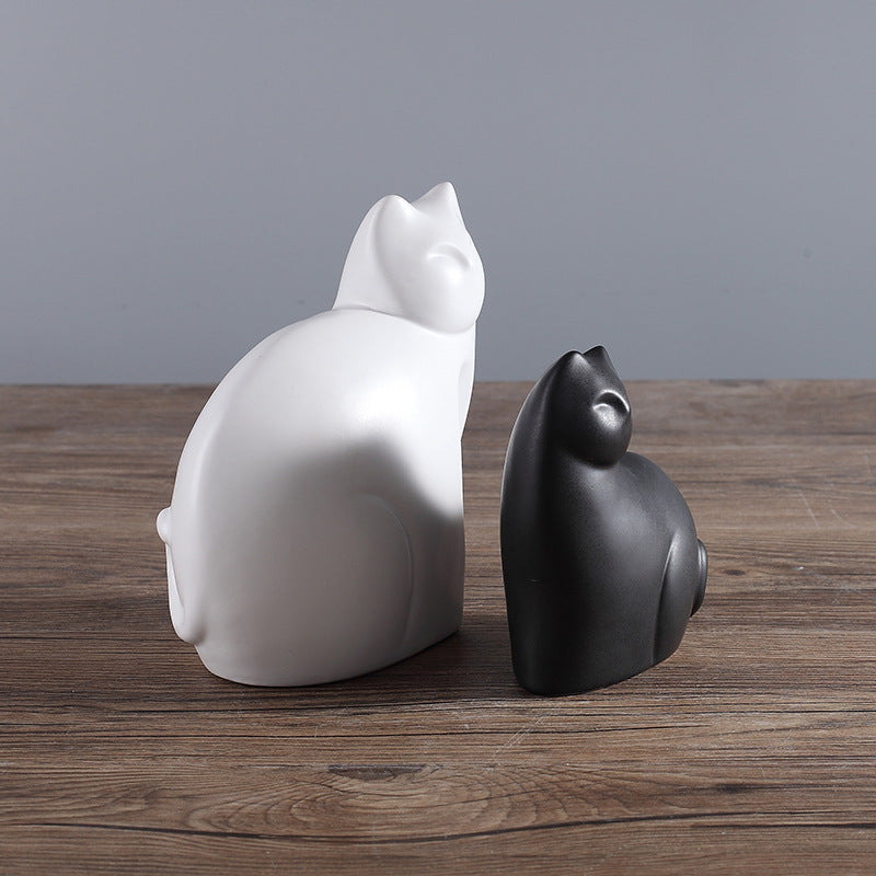 Gatto bianco e nero
