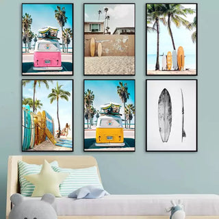Quadro paesaggio marino