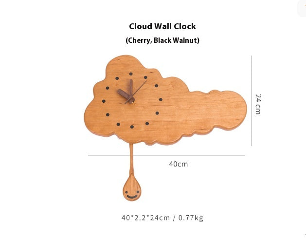 Orologio da parete Gufo pendolo legno