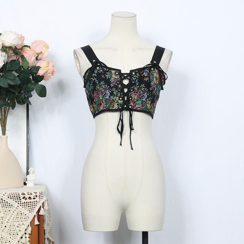 Gilet Vintage Dipinto Olio