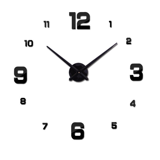 Orologio da parete Numeri neon rosa