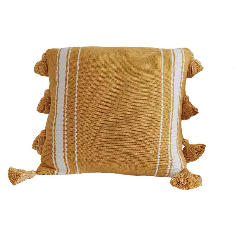 Cuscino palle di lana