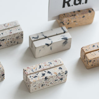 Portacarte terrazzo