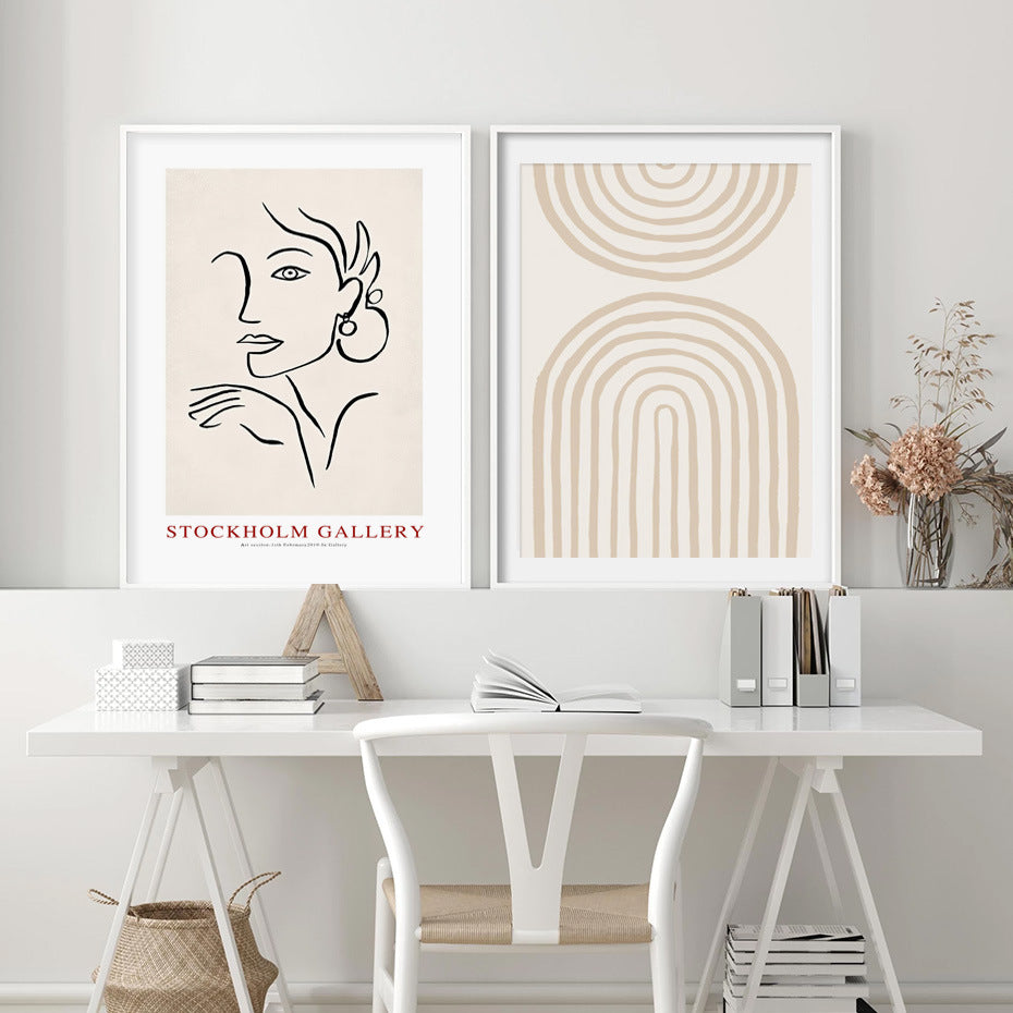 Poster astratto scandinavo