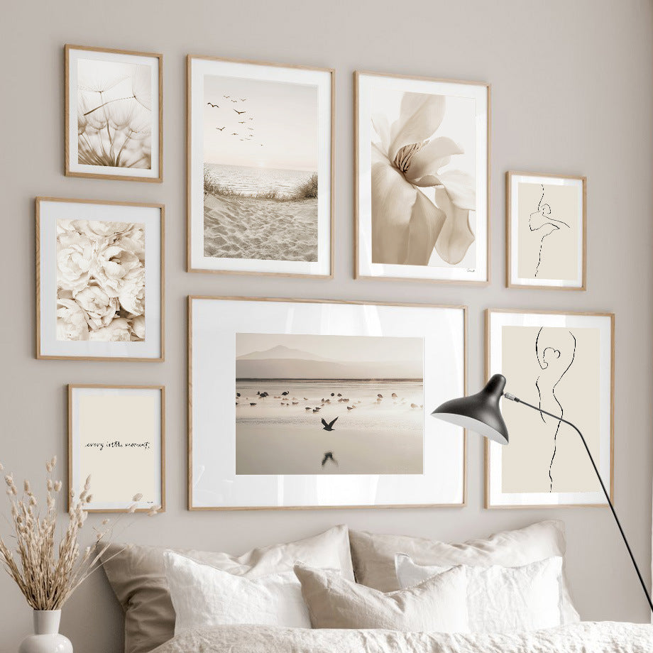 Quadro spiaggia fiori