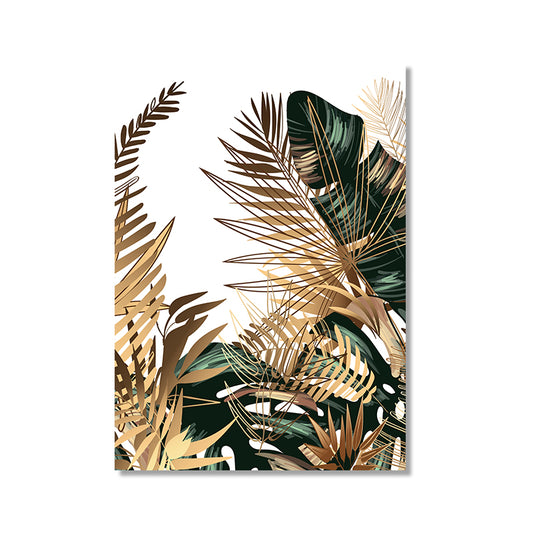 Quadro su tela Foglie tropicali