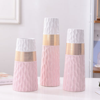 Vaso ceramica bicolore