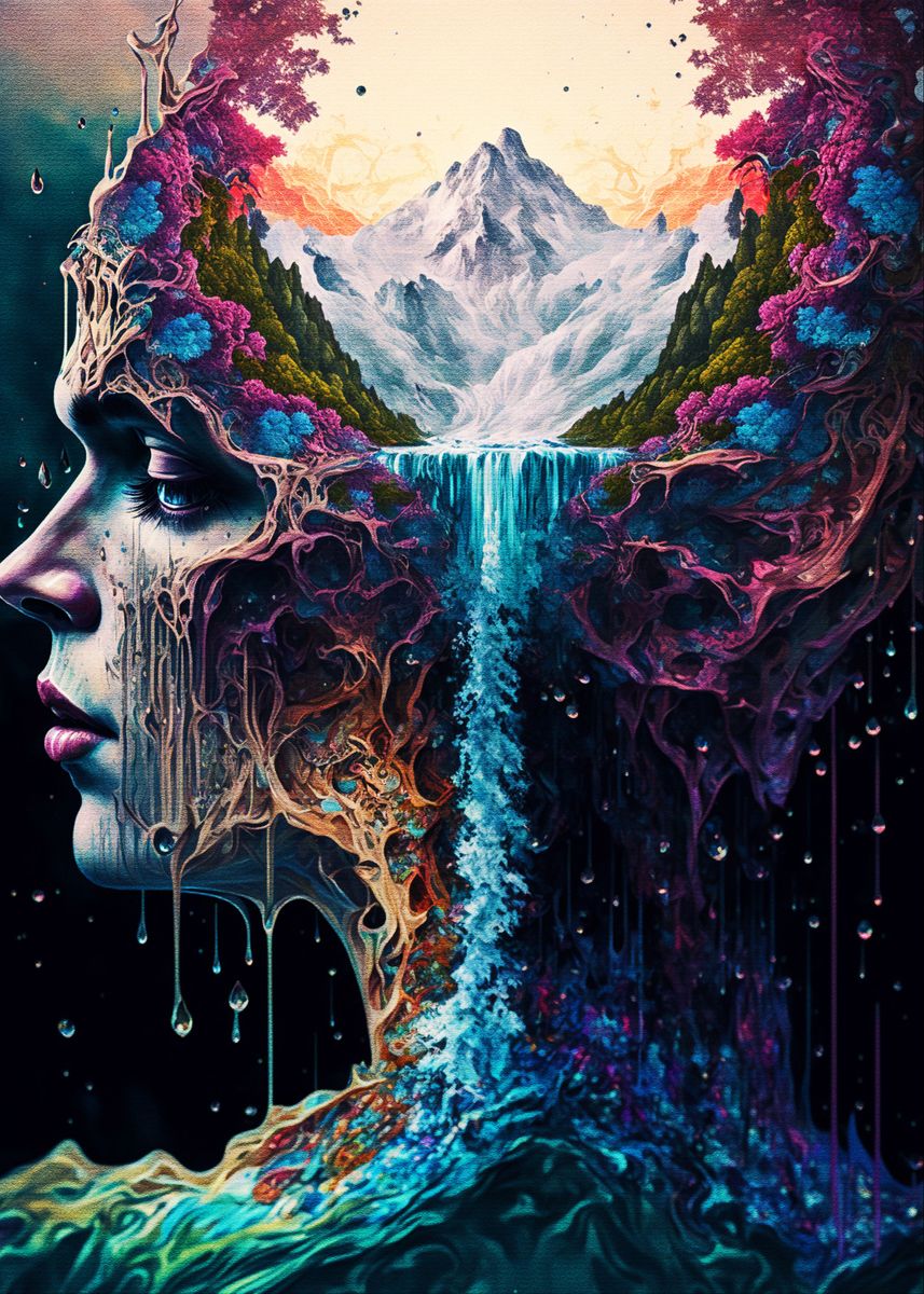 Quadro Donna Acqua