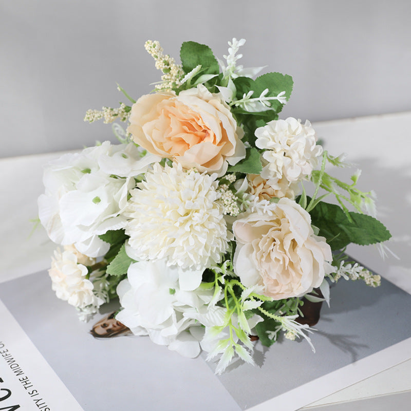 Bouquet rose artificiali