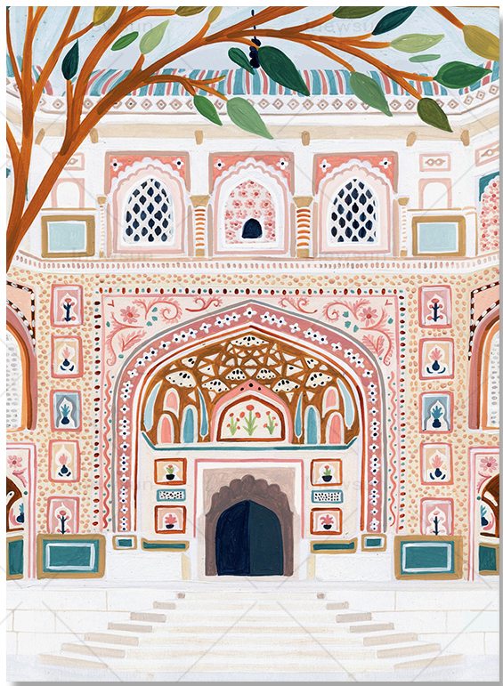 Quadro paesaggio Marrakech