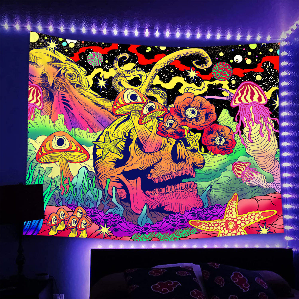 Arazzo Stelle Fluorescenti