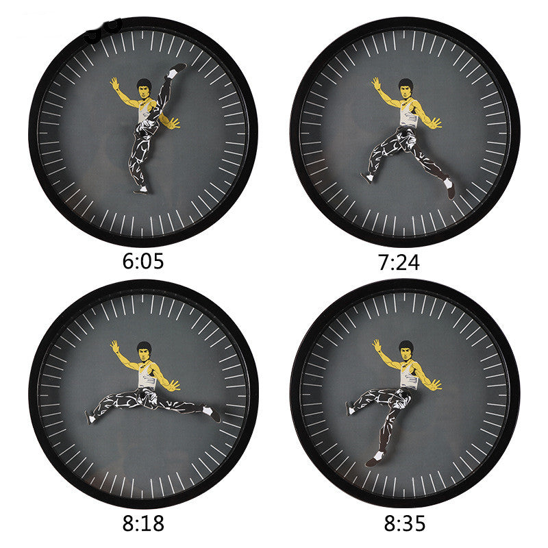 Orologio da parete Bruce Lee lotta